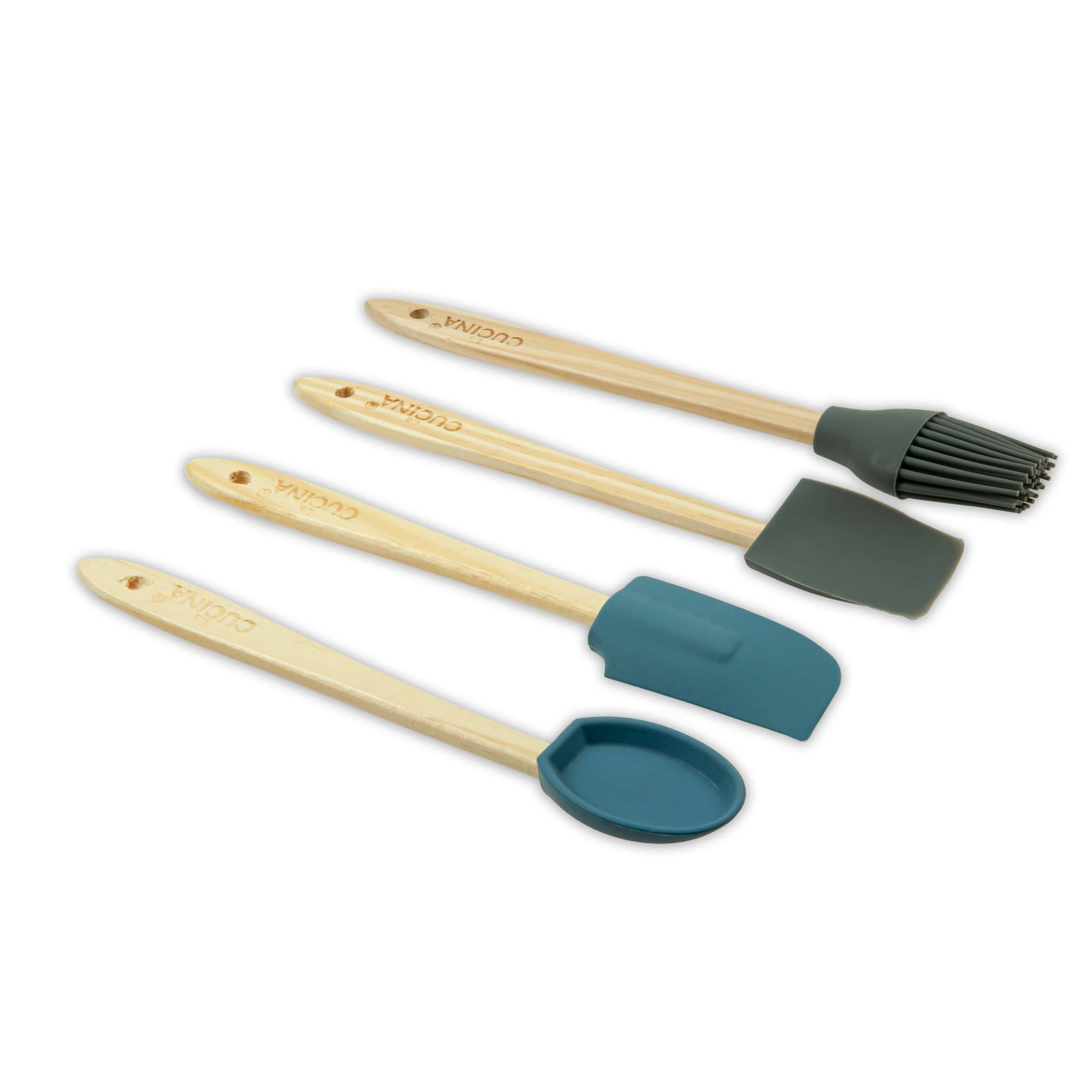 SILICONE KITCHEN UTENSILS SET OF 4 PCS.