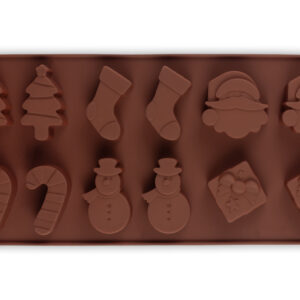 CHRISTMAS SILICONE MOULD FOR PRALINES