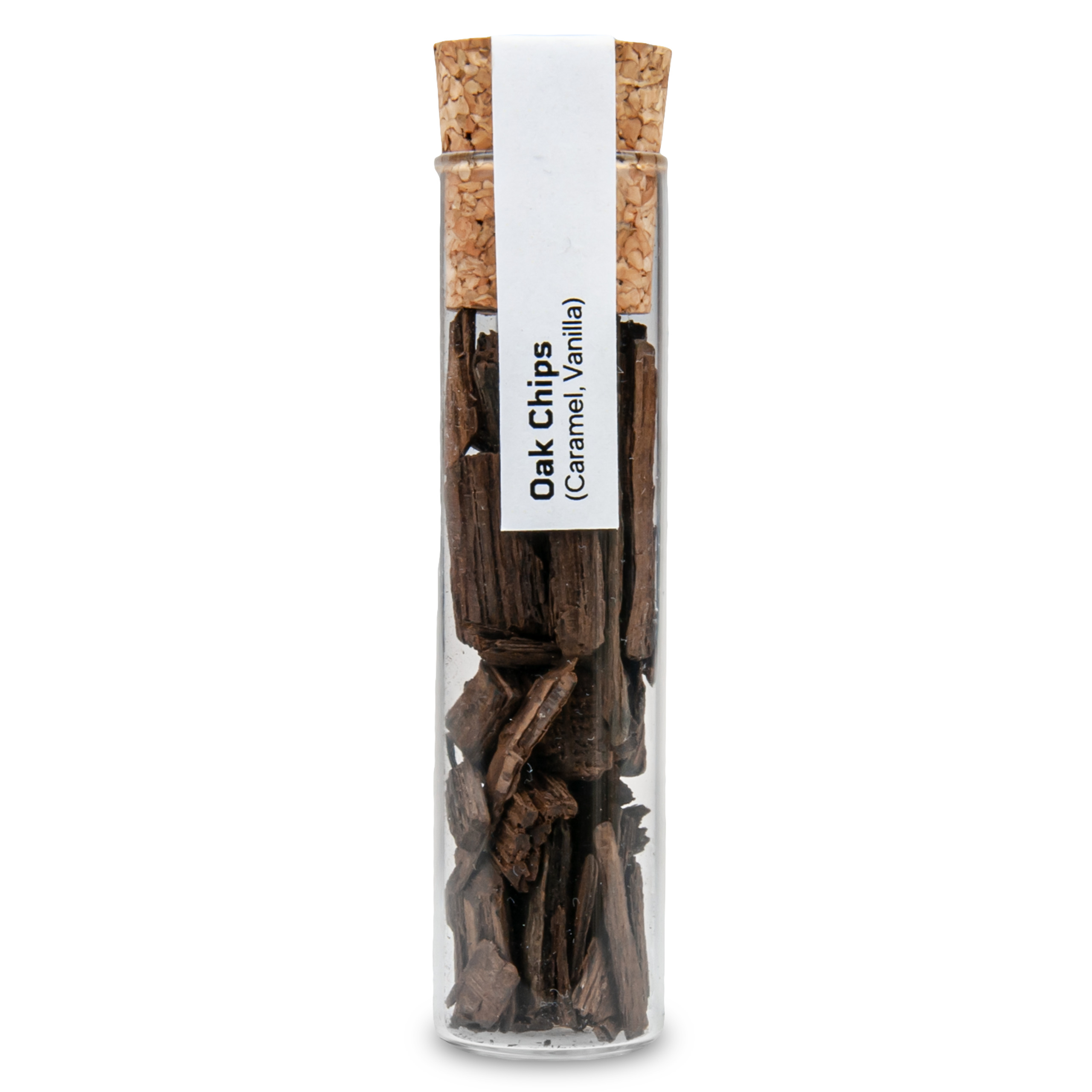 OAK CHIPS (CARAMEL, VANILLA) GLASS VIAL 10 ML